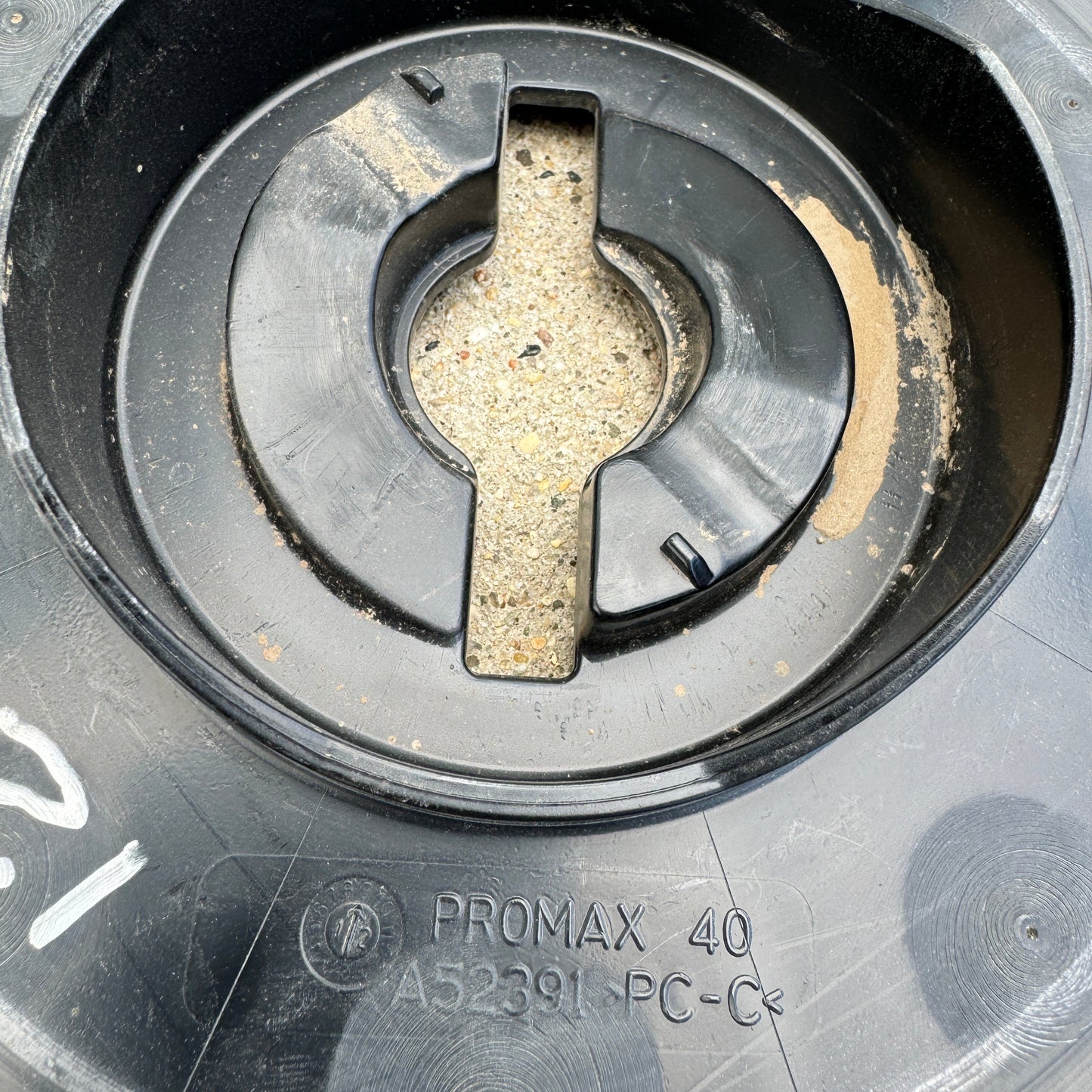 Back view of used A52391 seed plate – fits MaxEmerge Plus and XP