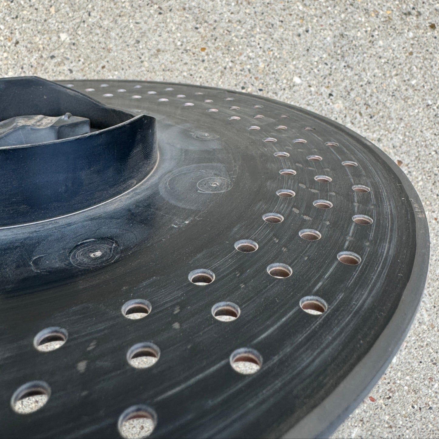 Side angle of A42586 vacuum seed plate for MaxEmerge planter