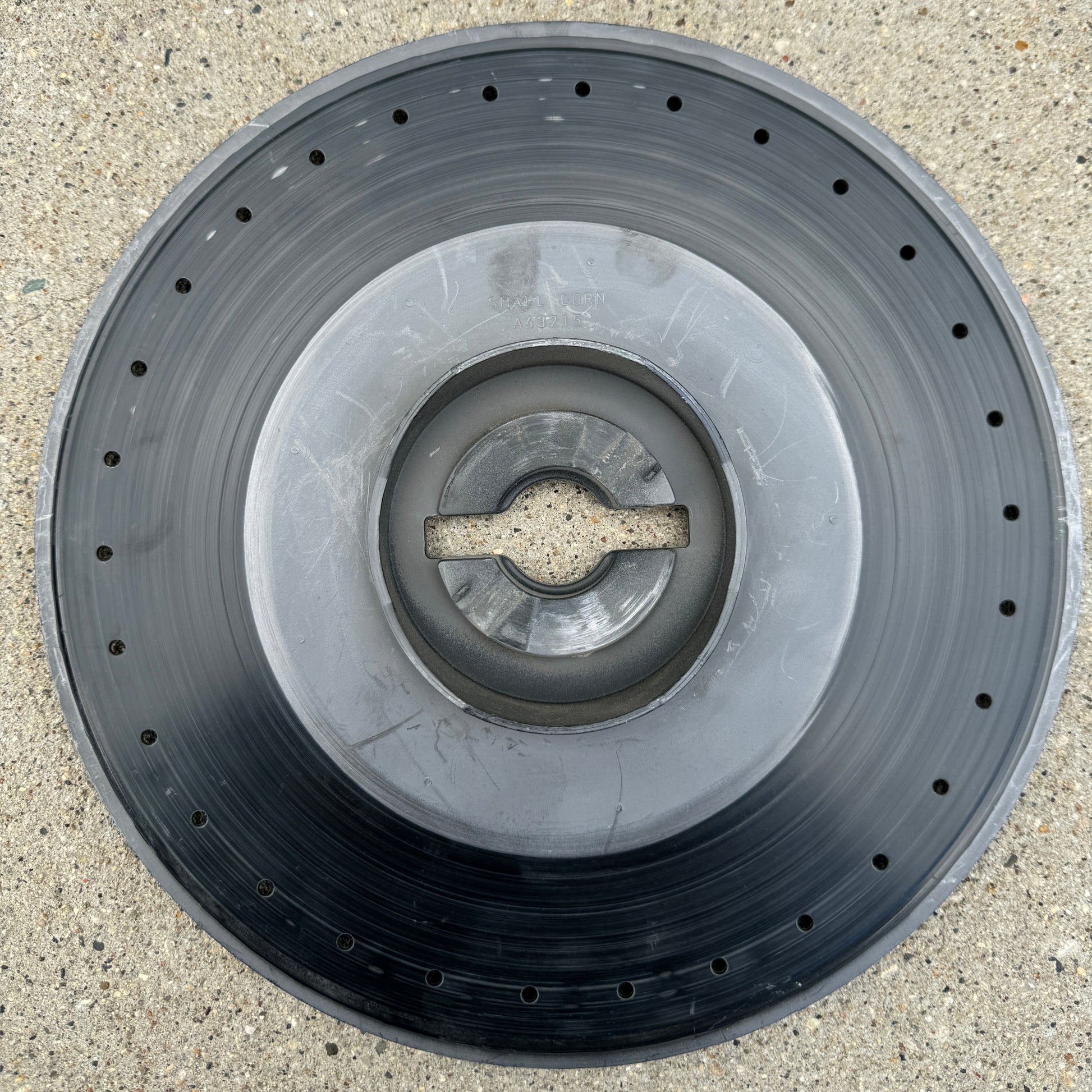 john deere planter seed discs John Deere A43215 Small Corn Seed Plate – OEM Vacuum Disk for MaxEmerge Planters – Used Planter Parts